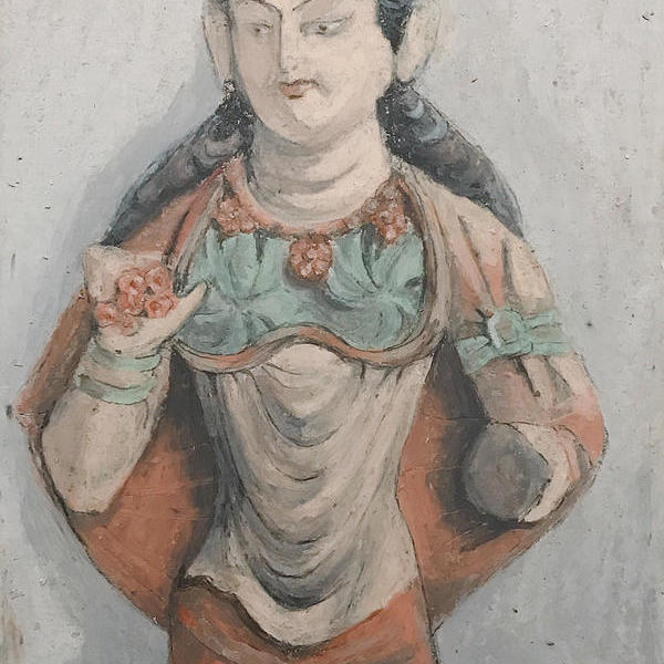 龟兹佛像之七 - 陈楠的作品 | artand - 与艺术家面对面的在线画廊