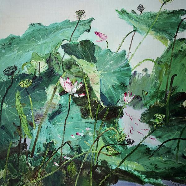 青莲图之四 - 郑辉的作品 | artand - 与艺术家面对面的在线画廊
