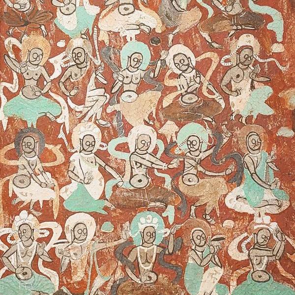 安庆-敦煌莫高窟272窟·听法菩萨