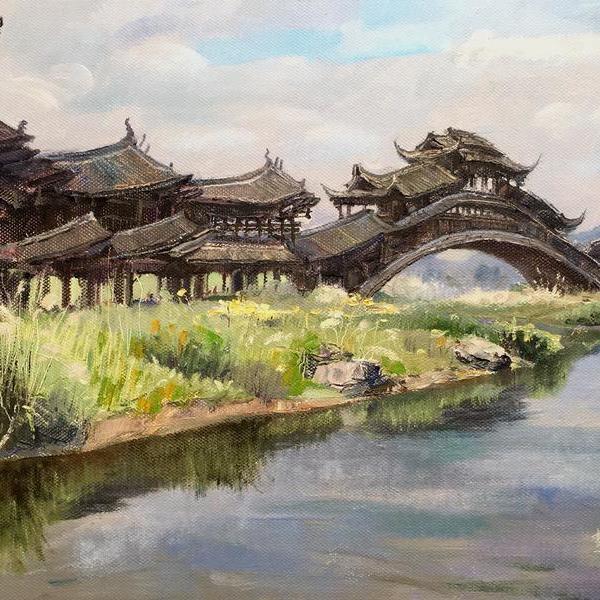 彭一虹-濯水风雨桥