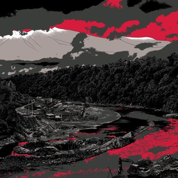 王马版画工房-长白山下的桥