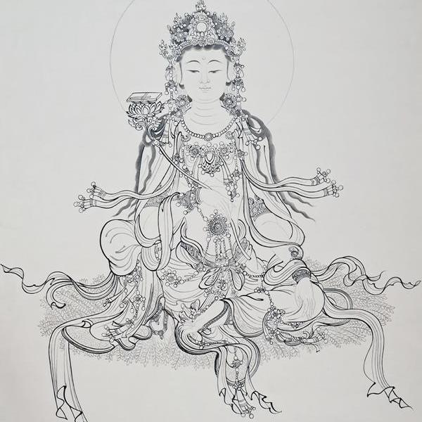 徐爱红-法海寺壁画～普贤菩萨