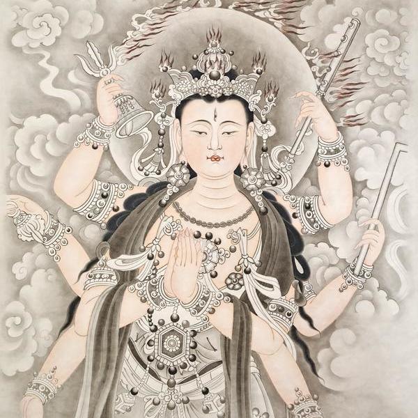 徐爱红-法海寺壁画大自在天菩萨