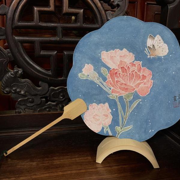 孟圆-团扇康乃馨