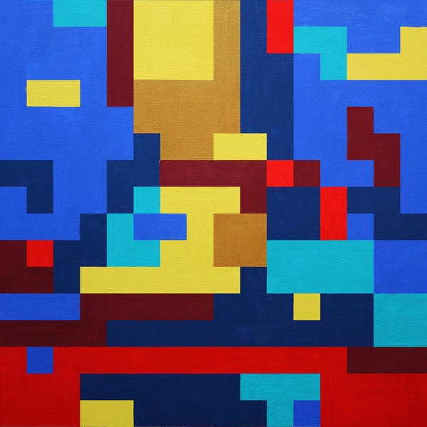 何俊艺-几何系列——蒙娜丽莎