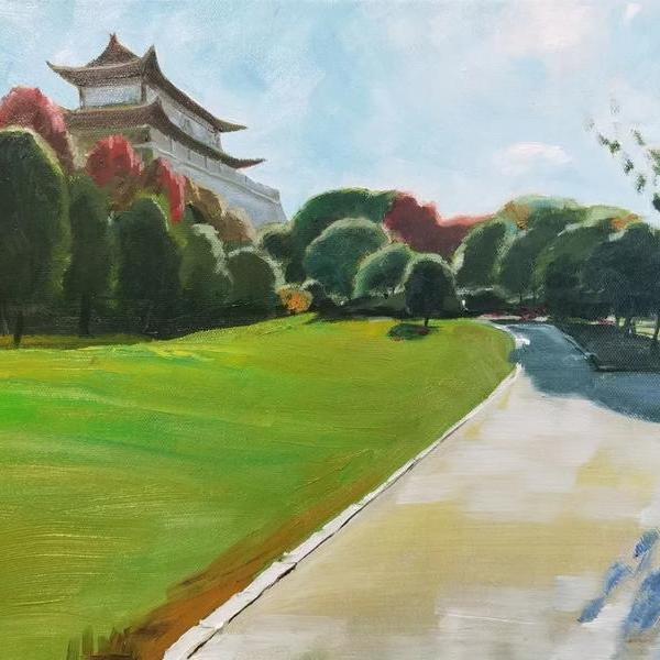 年年樱花都这样 - 陈东的作品 | artand - 与艺术家面对面的在线画廊