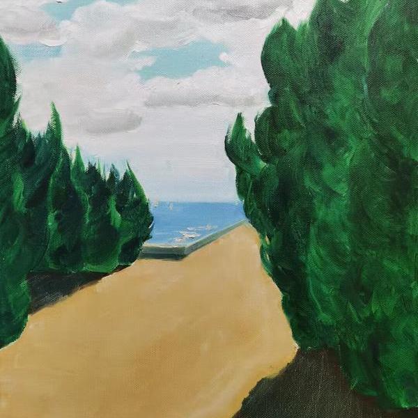 年年樱花都这样 - 陈东的作品 | artand - 与艺术家面对面的在线画廊