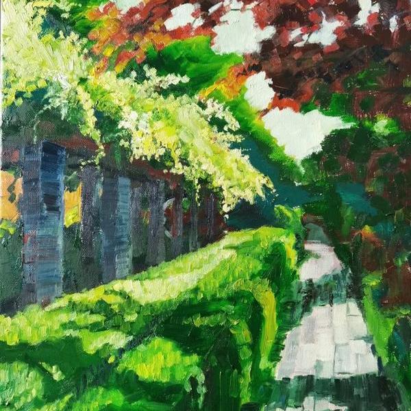 年年樱花都这样 - 陈东的作品 | artand - 与艺术家面对面的在线画廊