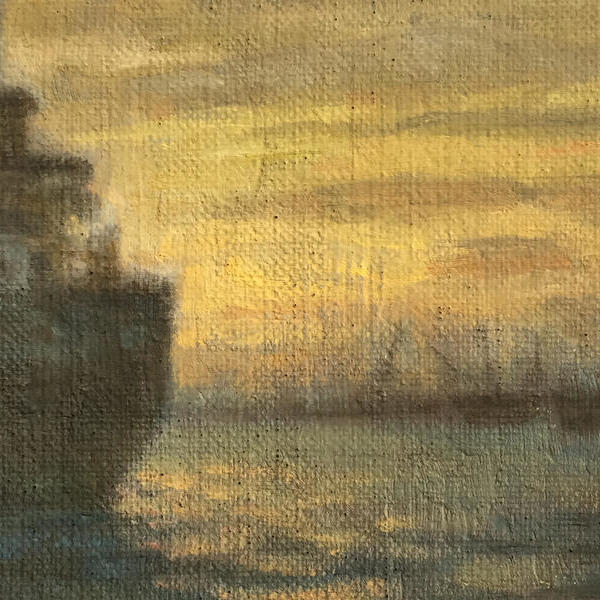 张桥油画-港口之一