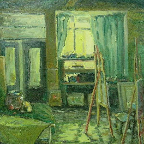 易光传-画室一角