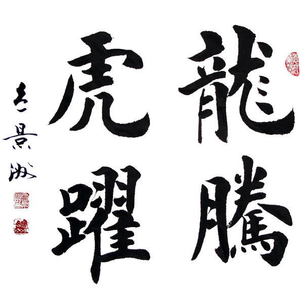 龙腾虎跃·楷书书法-包景洲